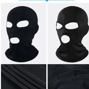 Three-Piece Outdoor Face Mask, Warm Cycling Face Cover, Breathable Windproof Sports Cap, Fall Winter Tiger Team Hat, Role-Playing Mask, Ski Balaclava