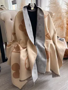 Women's Elegant Scarf, Fitted Design for Fall & Winter, Versatile Two-Sided Wear, Perfect for Daily, Double Sided Scarf
