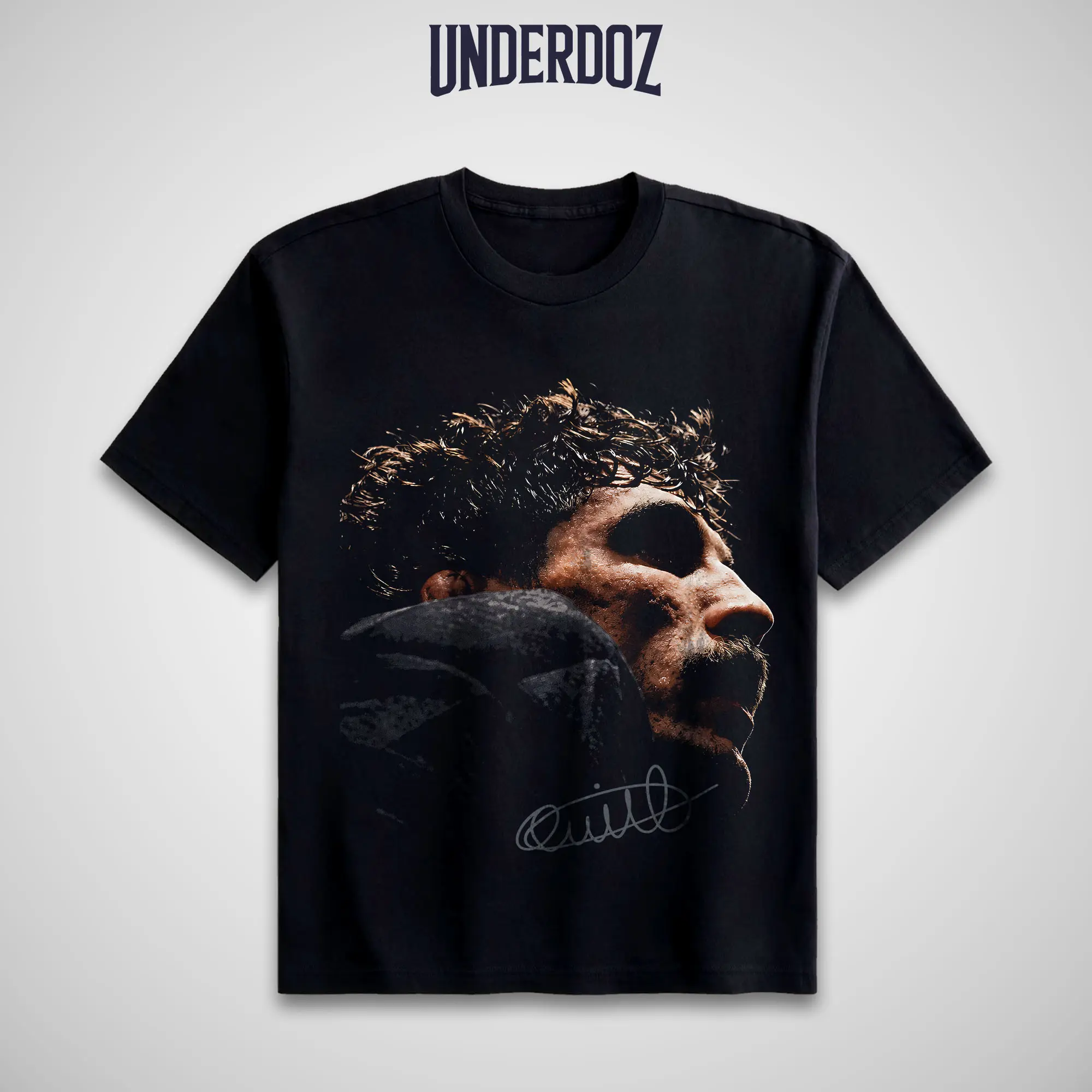UnderDoz Quillan Salkilld Face T-shirt, Quillan Salkilld UFC Streetwear & Daily Wear, Comfortable Durable Everyday Classic Menswear Shirt, Unisex Short Sleeve Sports Tops