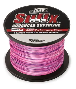 Sufix 832 Advanced Superline Braid 50lb Pink Sunrise - 1200yd