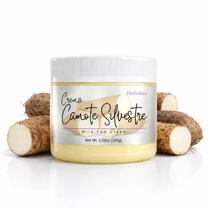 Herbalista Crema Camote Silvestre (Wild Yam Cream) 3.52oz (100g) – Moisturizing Face & Neck Cream with Botanical Extracts | Smooth, Hydrated & Radiant-Looking Skin | Lightweight, Non-Greasy Formula