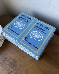Moon Baby Alchemy by Goddess Telly - A Survival Guide for Unf*cking Emotions and Empowering Self-Care Boundary Setting Coping Tools