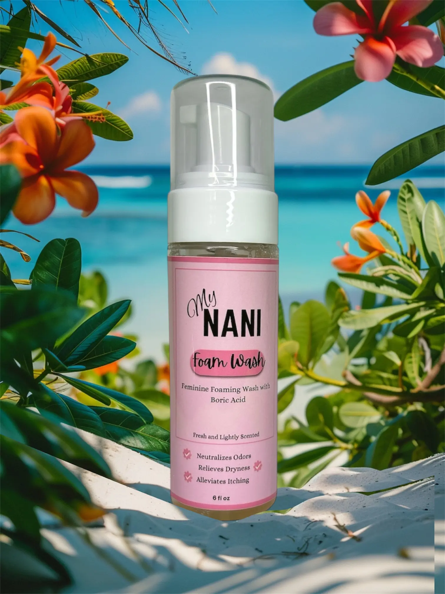 My Nani Care Foam Wash with Boric Acid & Peppermint Oil for Intimate Care Odor Eliminating All-Day Freshness Gentle Formula