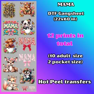 G14 MAMA Mother's Day DTF Gang Sheet
