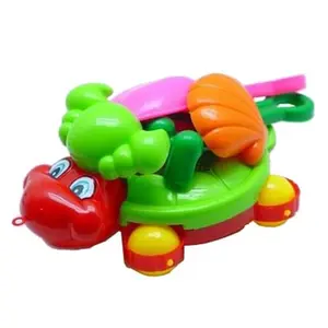 212 MAIN Small Animal Wheeled Turtle Sand Toy Set - 6-Piece Pet Supplies for Sand Play