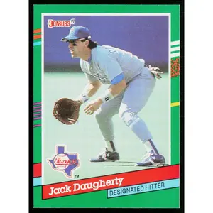 Jack Daugherty 1991 Donruss #576 Texas Rangers