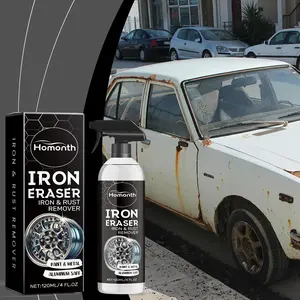 Automotive Surface Care Cleaner by Homonth Multi-Purpose Car Wash Agent Clean Surface Grime Light Rust Marks Boost Glossy Look for Vehicle Tires & Metal Parts