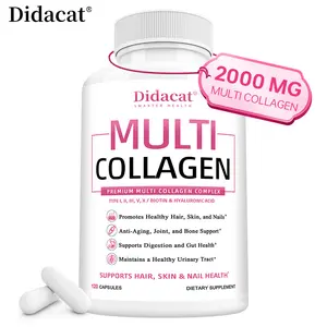 Multi-Collagen Health Supplement — Supports Skin, Hair, and Nail Health 120 Capsules