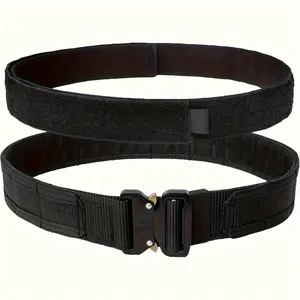 Men's Elastic Waist Belt, 1.5 Inch Nylon Work Strap, Hiking Waist Belt, Quick Release Practical, Outdoor Adventure Gear
