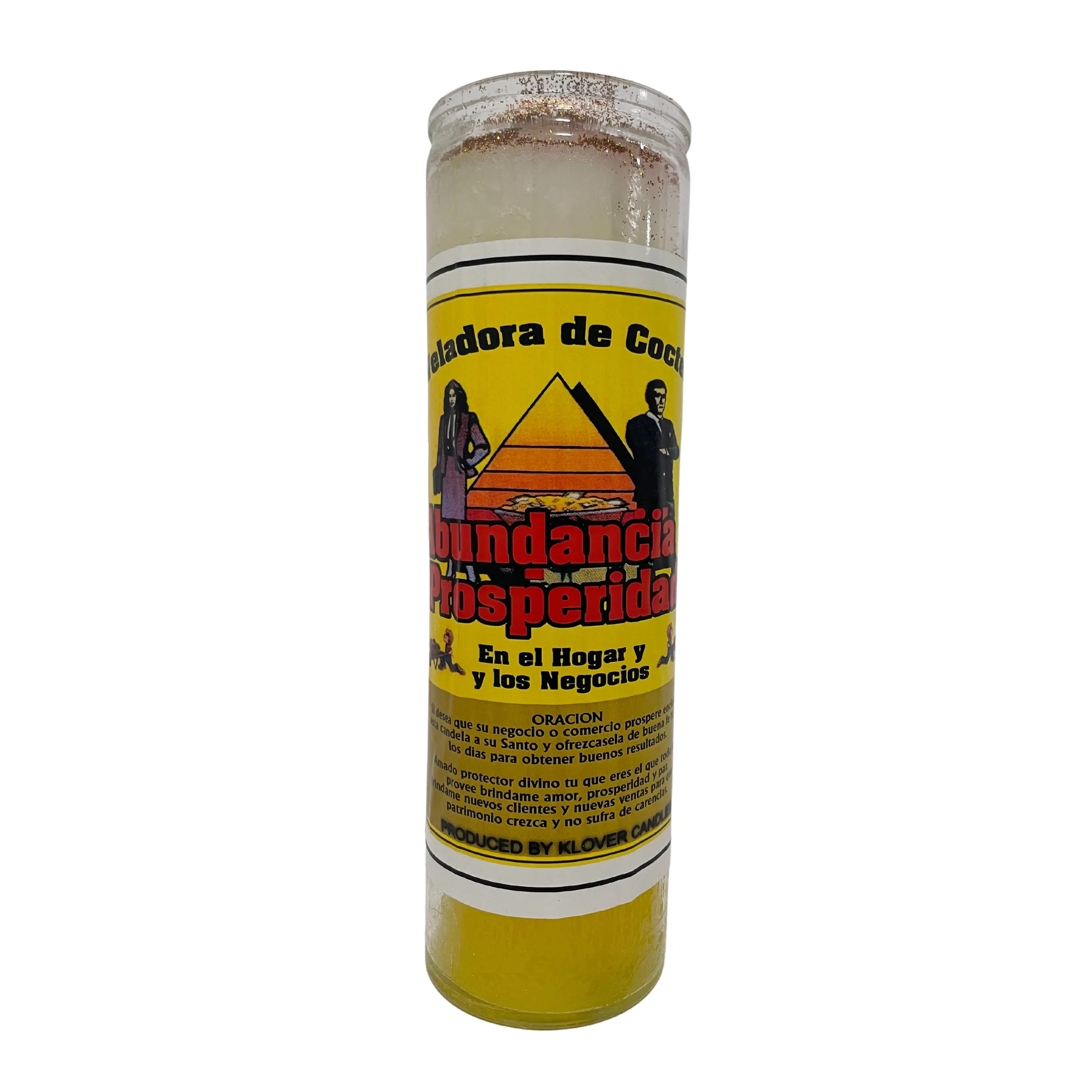 Abundance & Prosperity Prepared Candle / Abundancia y Prosperidad Veladora Preparada
