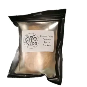 freeze dried Caramel apple sucker's Snack