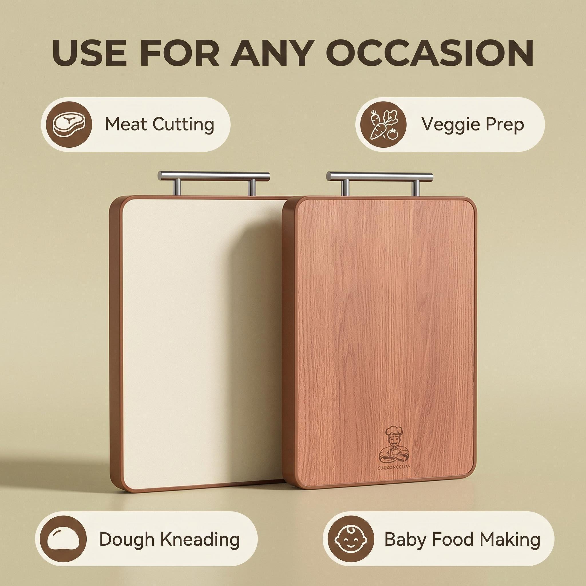 Ebony Wood & PP Cutting Board