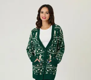 Disney Holiday Collection by Unique Vintage Mickey Cardigan