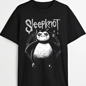 Snorlax X Sleepknot Tshirt, Poclet Monsters Graphic Tee, Pokemon Shirt, Manga Shirt,  Gift For fan, Menswear Top, Womenswear Top