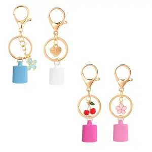 Durable Chapstick/Lip Gloss Holder with Detachable Clip-On Keychain