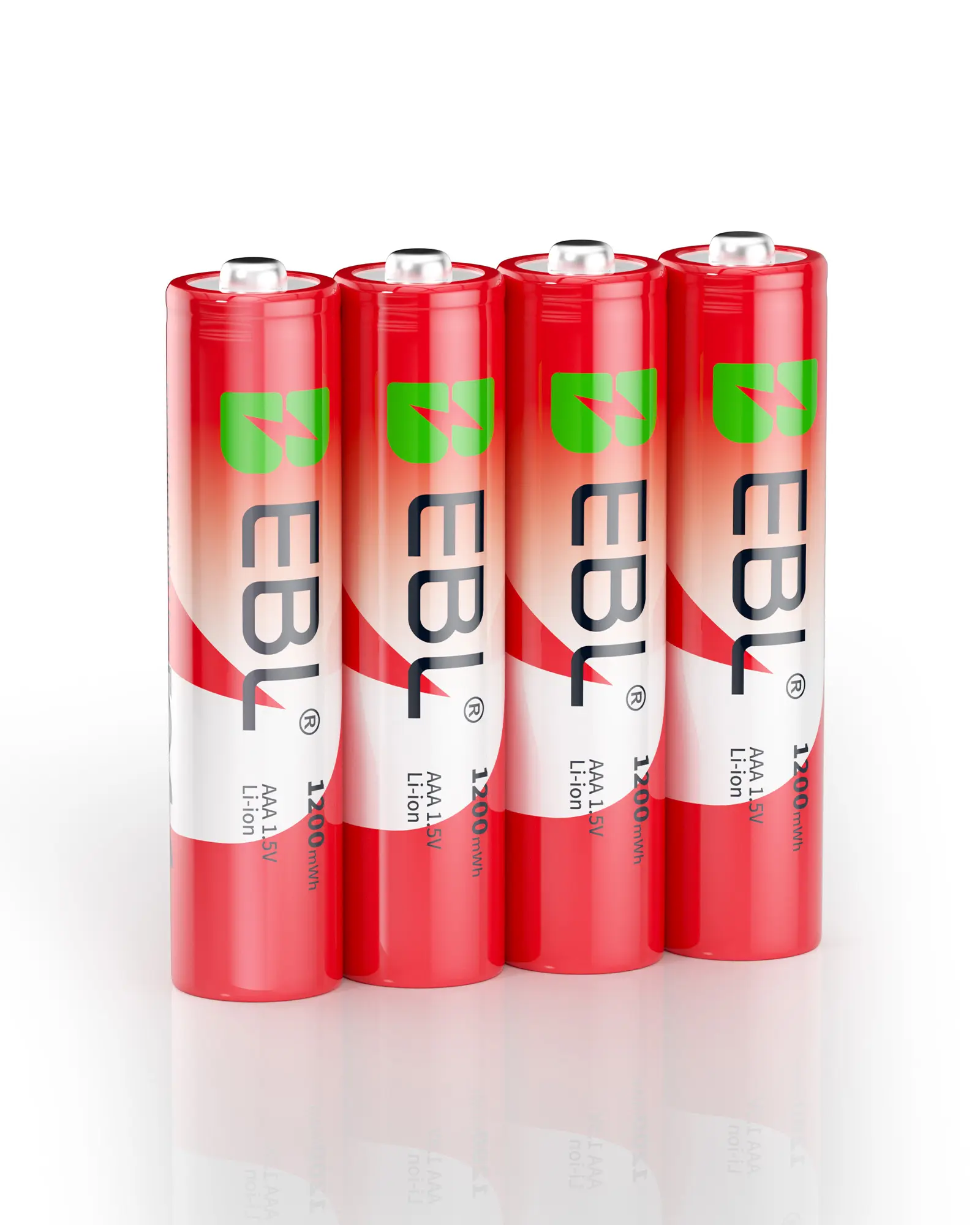 EBL 1.5V AAA Rechargeable Li-ion Batteries 1200mWh