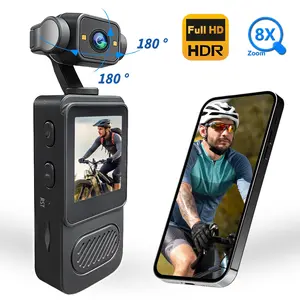 Action Camera,2026 Upgrade Body Cam WiFi POV Camera,Thumb Size Snap Cam,Wearable Sports Snapcam,Mini Body Camera for Walking/Fishing/Vlogging/Cycling/Horse/Riding