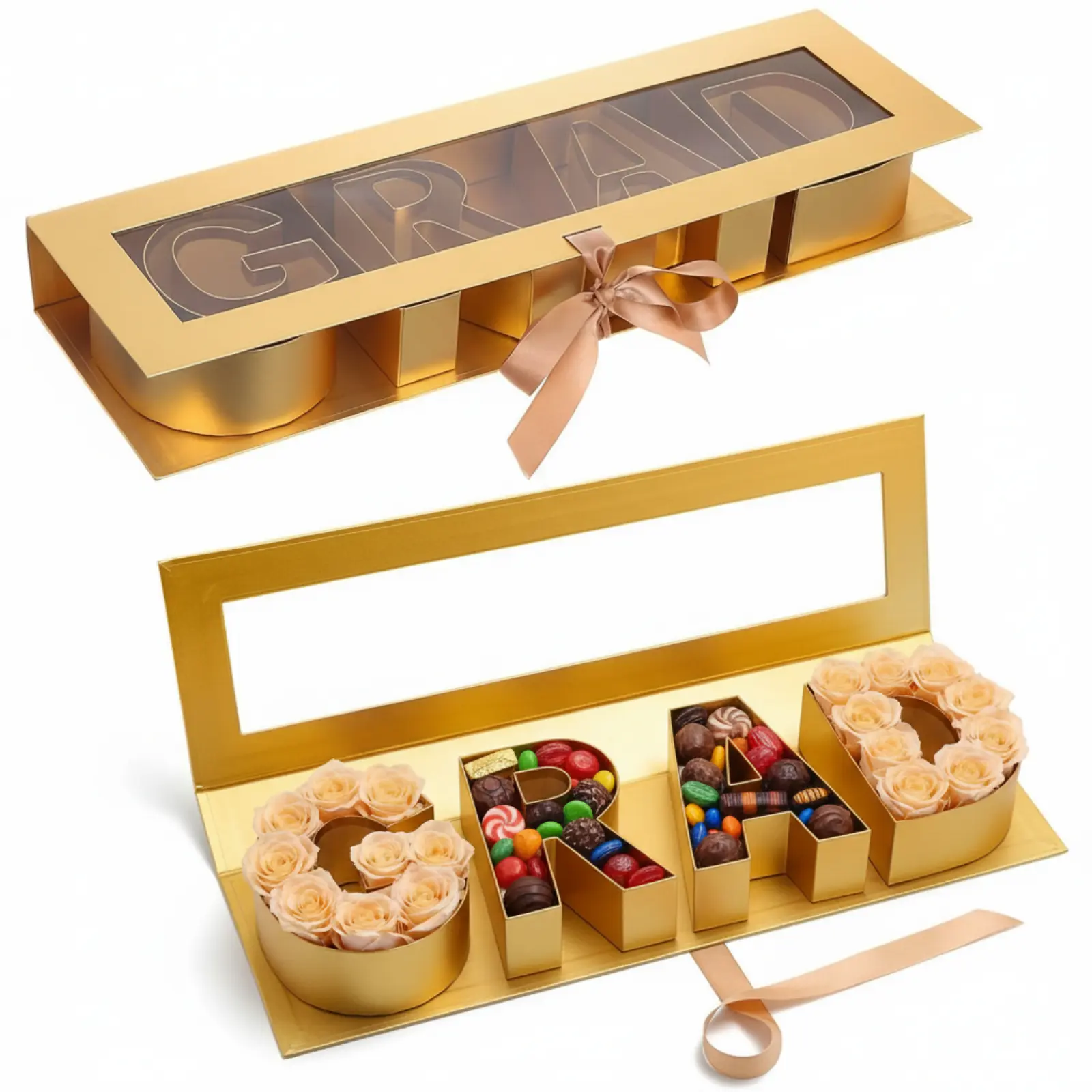 Empty Grad Box（Golden transparent）