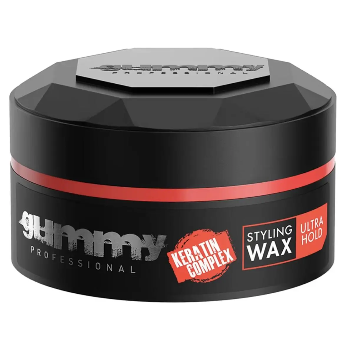 Gummy Professional Keratin Complex Styling Wax Ultra Hold Black 8.5cm x 5.5cm $8.90