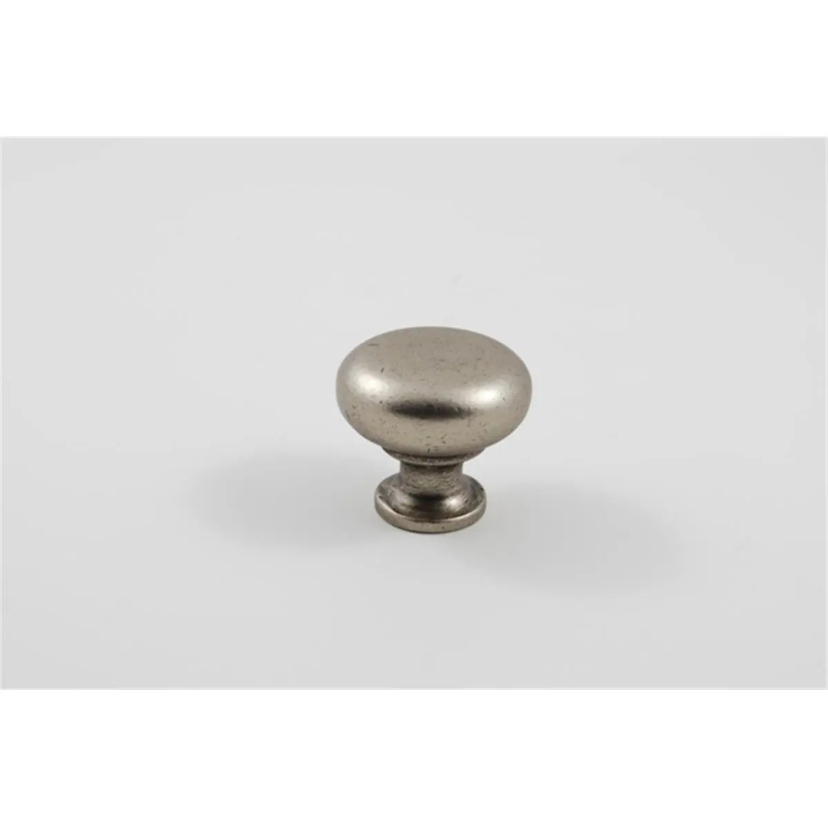 Residential Essentials Aged Pewter Mushroom Door Knob - Decorative Cabinet Knob with Distinct Aged Finish