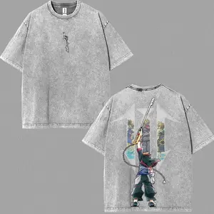 KINGDOM HEARTS SORA 2 sided Washed Tshirt Unisex graphic tee 90s Fabric Fit Clothes Top Cotton, Menswear Top Black Casual Crewneck Shortsleeve Clothes Soft lemon demon shirt sade soulja boy 27V