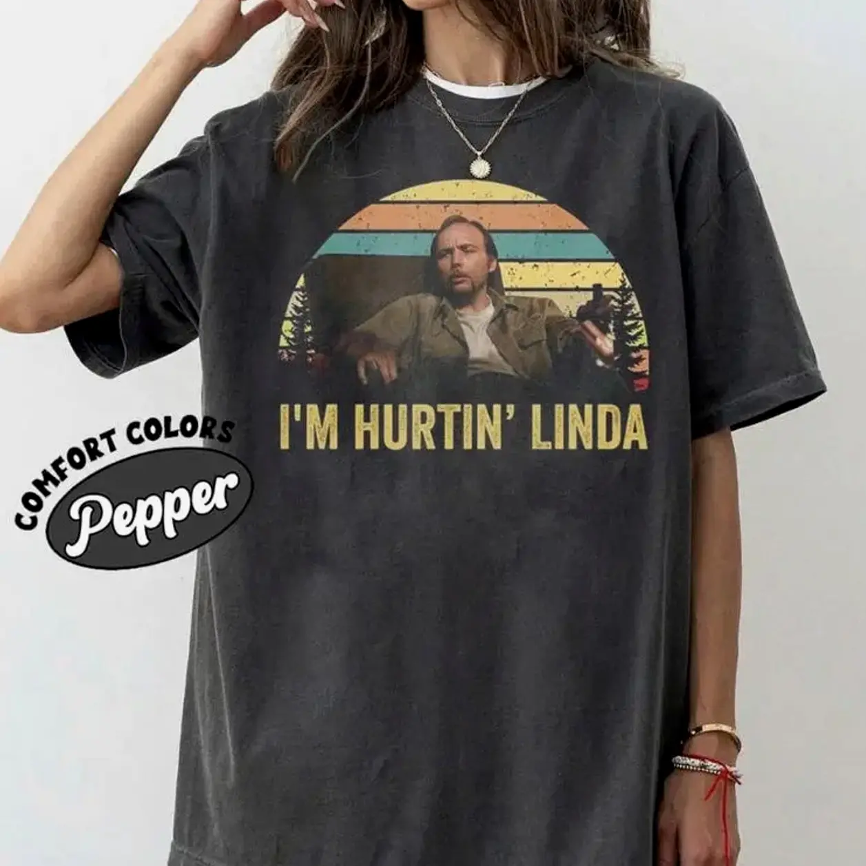 Sling Blade I'm Hurtin Linda Movie Quote Comfort Colors Shirt, Sling Blade Funny Quote Films T-Shirt, Vintage Retro 90s Movie Graphic Tee