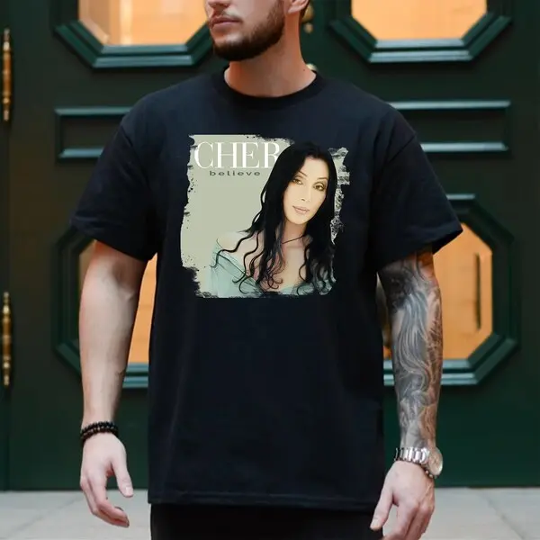Vintage Cher Shirts: Unisex Cotton Tee