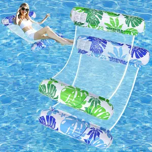 Inflatable Pool Float, Water Hammock, Adult Size Pool Float for Summer Party, Lake Water Entertainment, Pool Lounge Chair, Pool Float Lounger