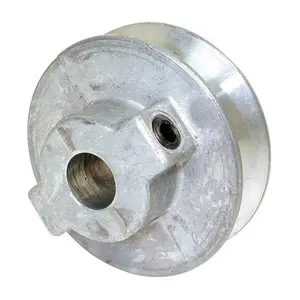 Dial 4303921 2.25 x 0.5 in. Zinc Silver Fixed Motor Pulley