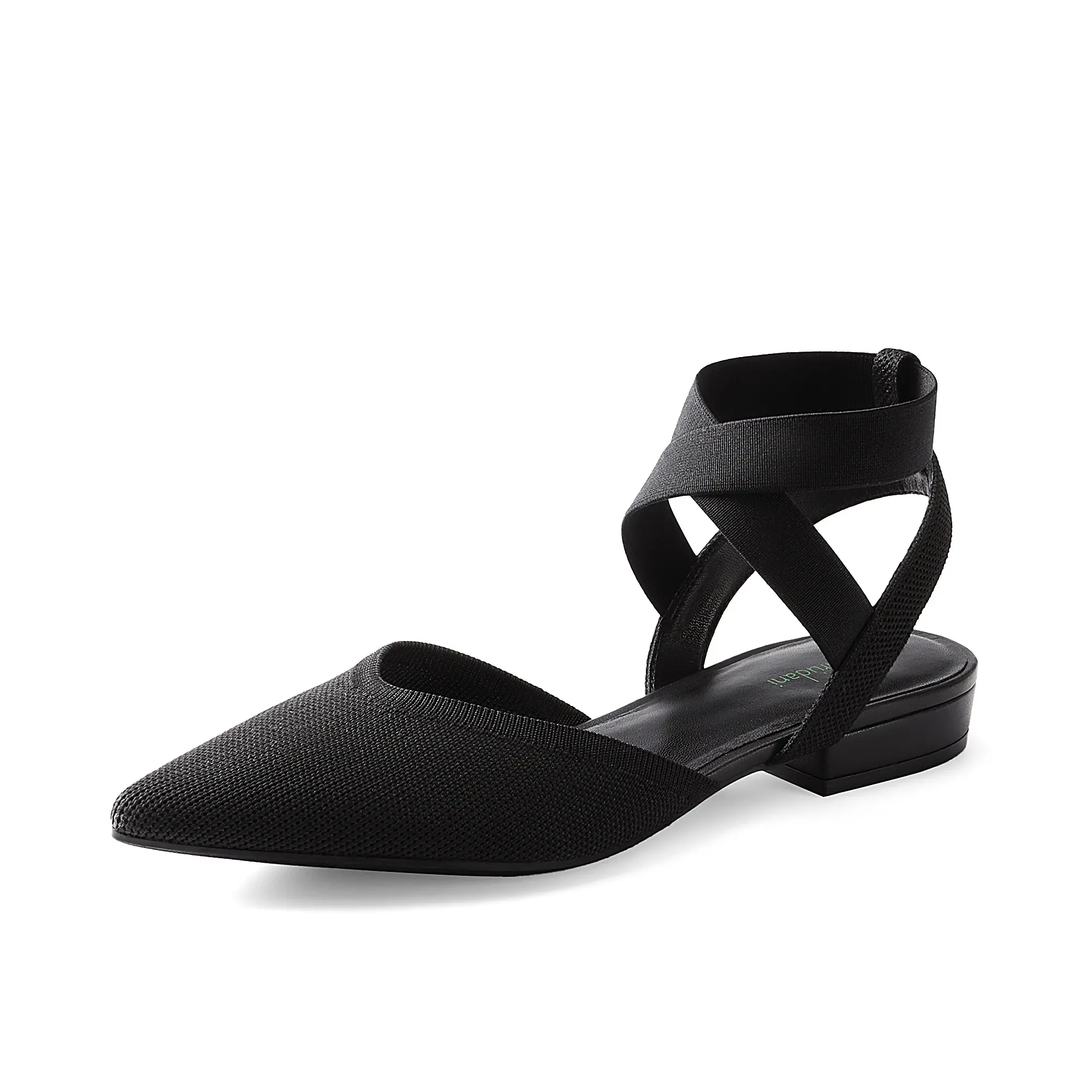 DREAM PAIRS Women's Elegant Ankle Strap Pointed Toe Padded Flats, V-Cut Vamp Shoe, Women's Fashion Footwear, Flat Shoes For Women, Women's Shoes