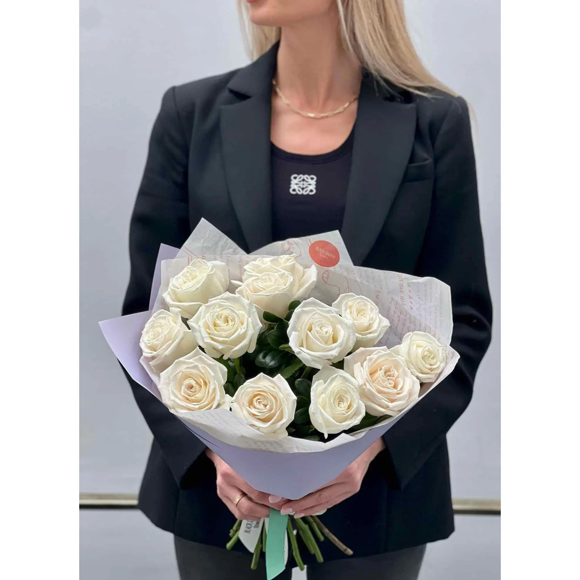 Bouquet of White  Garden Roses
