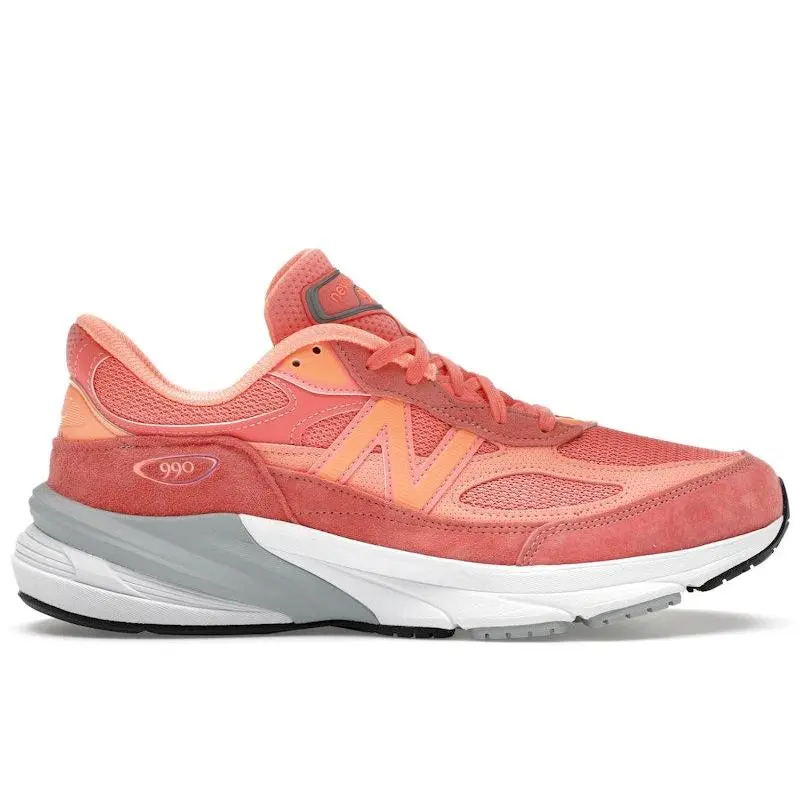 New Balance Men's 990v6 MiUSA Sunrise Rose, from StockX