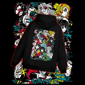 Demon Slayer Hoodie Sweatshirt T-shirt, Anime Vintage Special T-shirt Unisex, Anime Manga Shirt, Anime Shirt, Anime Lovers Shirt, Graphic Anime Tee, Manga Shirt,Japanese Anime Tees Classic Cotton