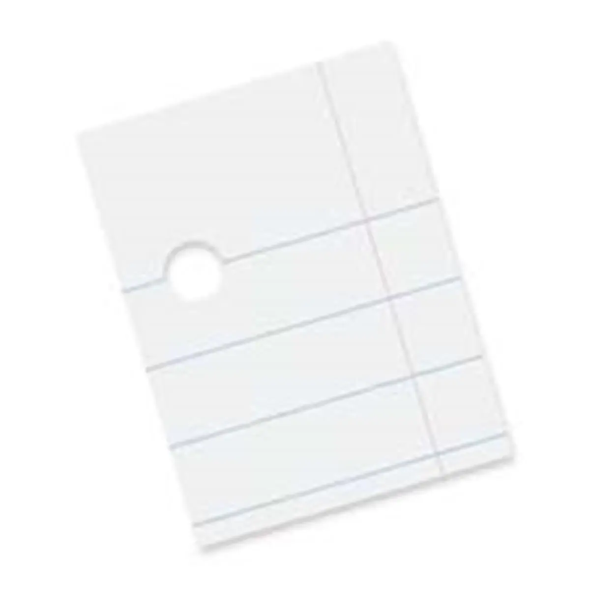 212 MAIN Composition Notepad - Office Stationery Supplies, 3HP, 3/8" Ruled Lines, 8.50in.x11in. Letter Size, 500 Sheets, White Writing Paper, Blank Base Practice Pen Pad Paper, 3x Punched