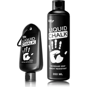 Pro Grade Liquid Chalk Mess-Free Gym Chalk for Weightlifting, Gymnastics, Rock Climbing, Dancing, Dries in Seconds| 12 oz, 12 oz + 2 oz