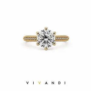 Vivandi Classic Solitaire Ring
