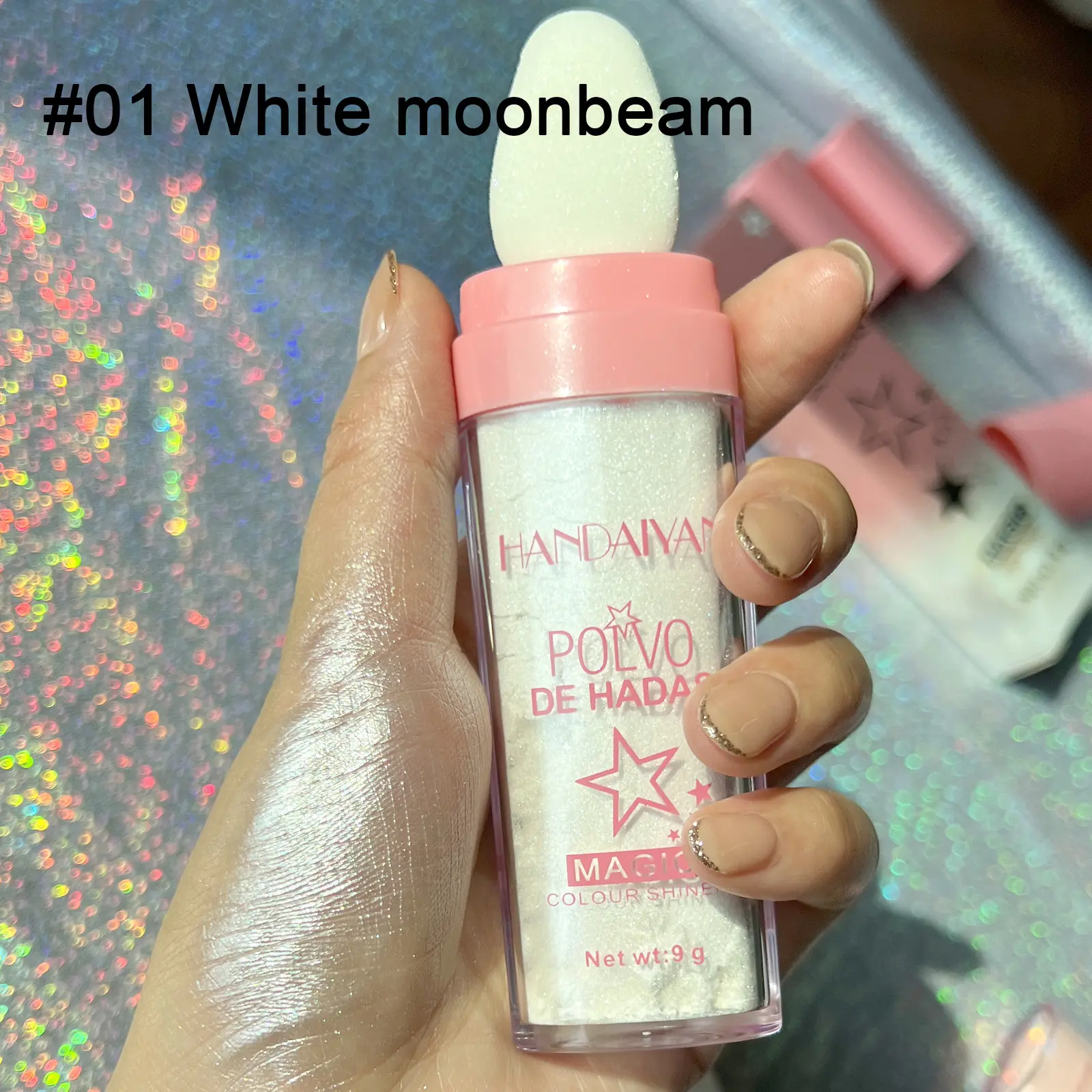 High-Shine Body Highlighter Balm, Glowy Highlighter, Natural Radiant Finish, Available in, Gold, 9g Per Piece, Perfect for Face & Body Makeup, Cosmetic