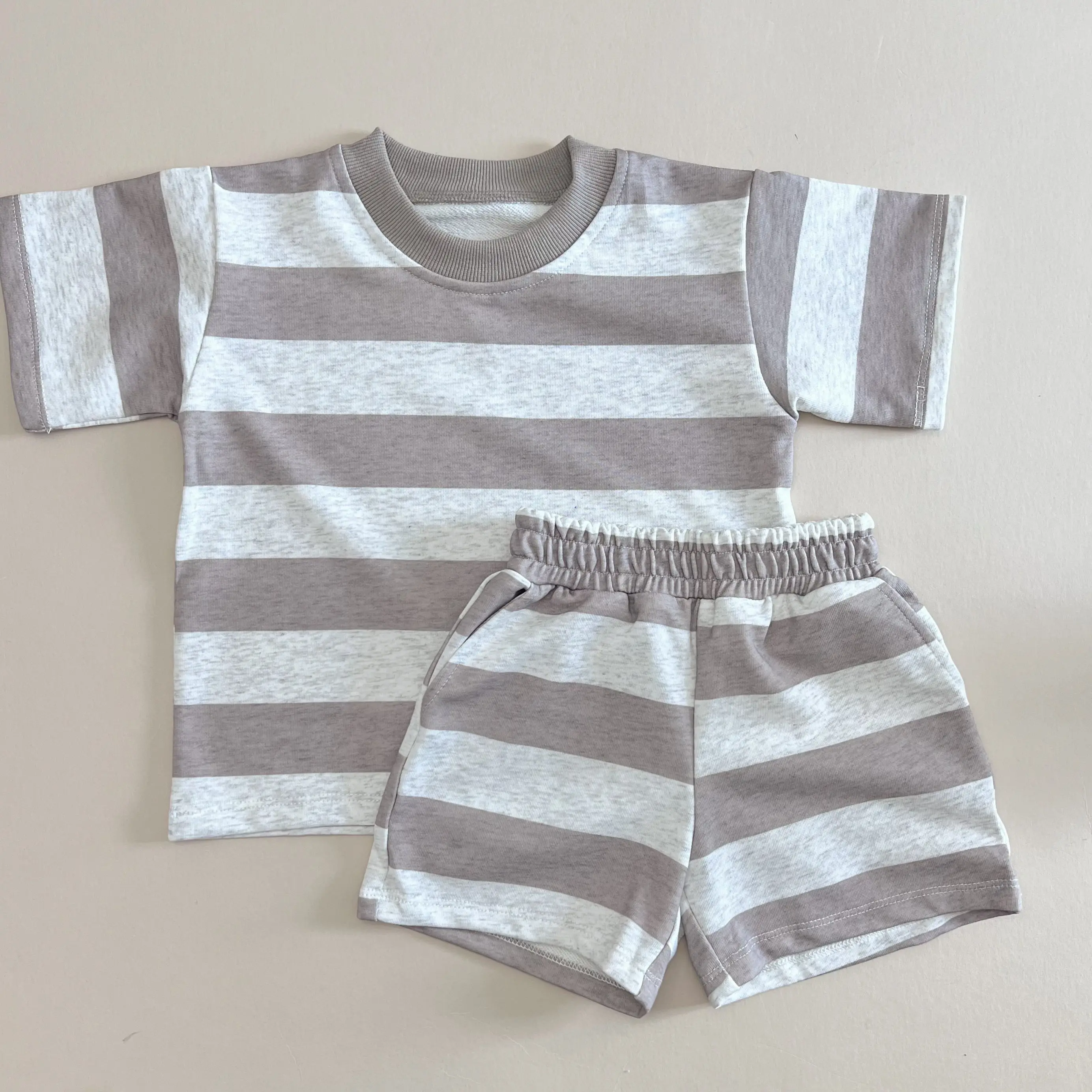 Mushroom Gray Striped Set Mushroom Gray Striped Set