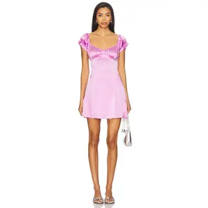 Amanda Uprichard Ansel Dress in Azalea