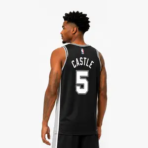 Castle #5 Finals San Antonio Basketball Fan Mesh Tank Top, Streetwear Sports Jersey