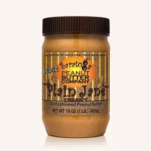 Plain Jane Creamy (Organic)- Creamy Organic Peanut Butter