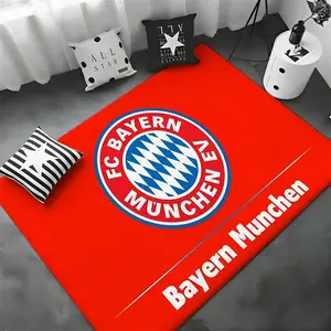 Football Club Bayern Munich Floor Mat Non-Slip Soft Flannel Thickened Rug Indoor Door Mat Ultra Soft Absorbent Wear-Resistant Floor Mat for Living Room Hallway Entryway Front Door Porch Durable Non-Skid Home Decoration Mat for Indoor Daily Use
