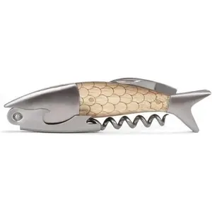 Fish Corkscrew – Professional Waiter’s Corkscrew, Wine Key Bottle Opener, Manual Wine Key for Servers, Waiters, Bartenders, and Home Use