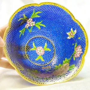 Handmade Hollow Cloisonné Enamel Bowls – Artisan Ceramic Tableware