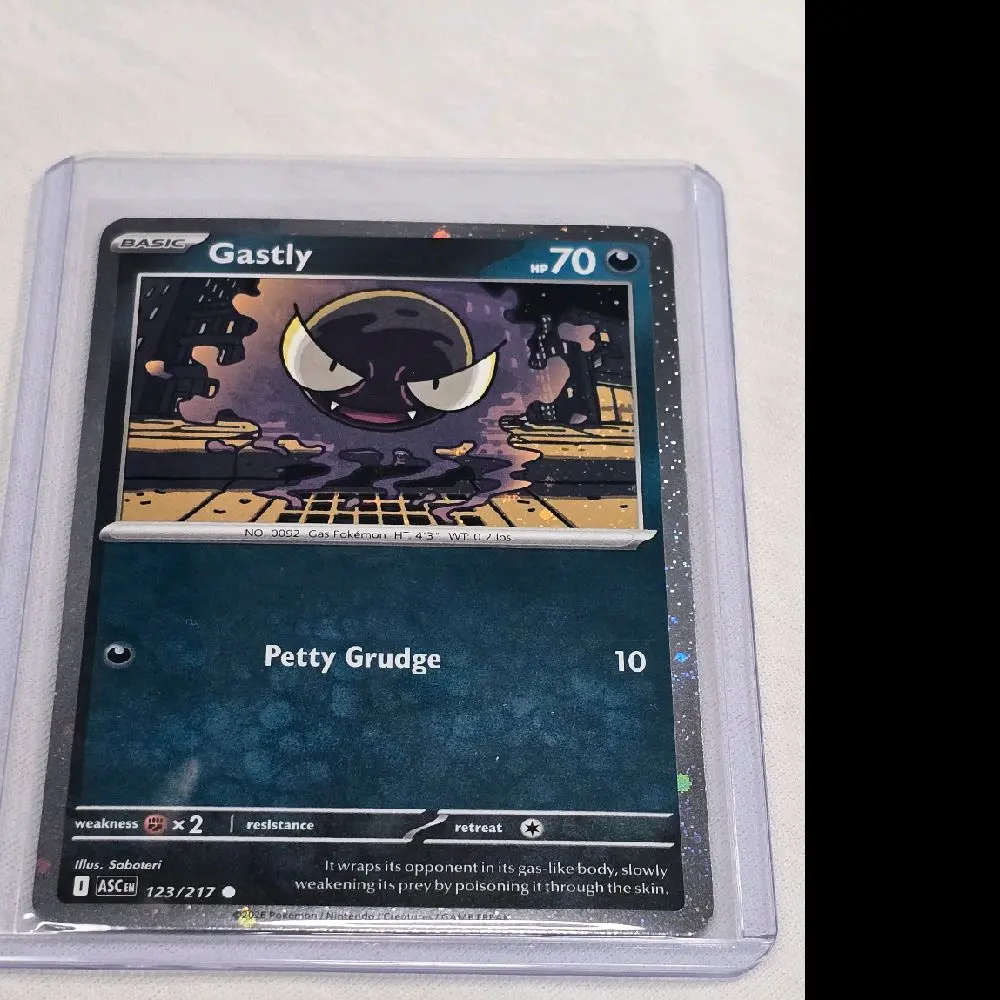 Gastly ASC 123/217 Holo Cosmo Raw Card