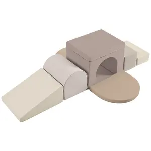 Colorful Soft Climb and Crawl Foam Playset 7 in 1 Gift for Christmas Day Birthday, Soft Play Equipment Climb and Crawl Playground for Toddlers, Kids Crawling and Climbing Indoor Active Play Structure