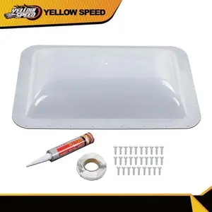 RV Skylight Cover Exterior Semi-Transparent Camper Skylight 17.8" X 25.8"