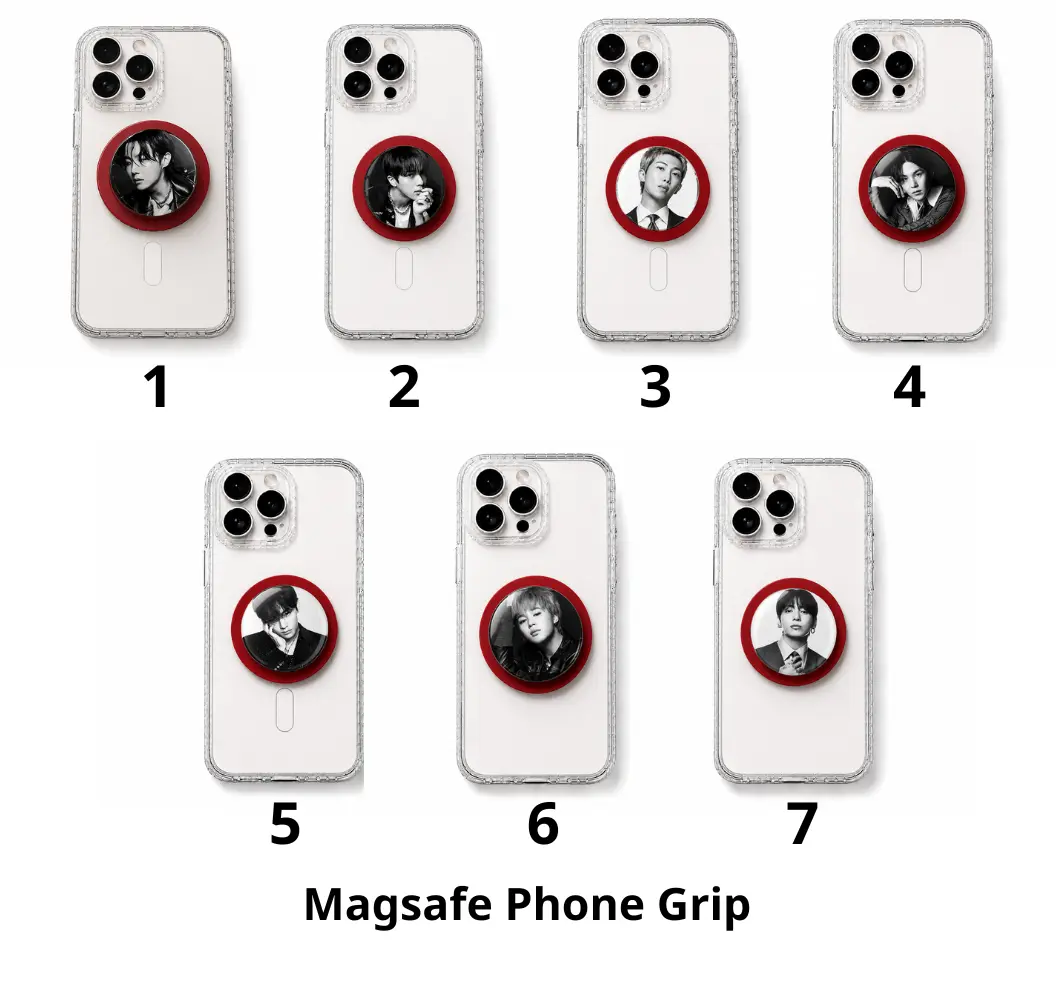 Arirang Member Magsafe Phone Grip, Popsocket, Gift For BFF, Gift For Her, Gift For Army, Decor Phone