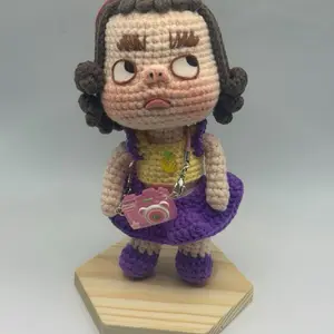 Handmade Crochet Doll - Cute Collectible, Home Decor Accent