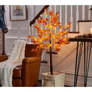 Indoor/Outdoor 5' Illuminated Maple Leaf Tree by Valerie